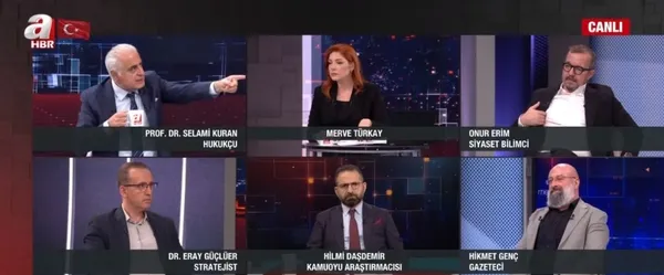 Hilmi Daşdemir’den A Haber’de Habertürk ve Kübra Par’a sert tepki: Milli meselelerde sakin olamam!