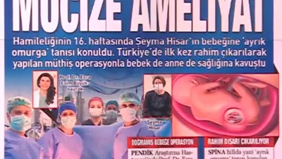 Doğmamış bebeğe mucize ameliyat