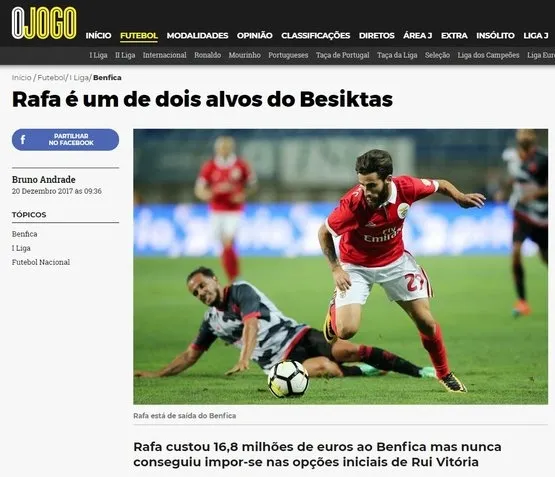 Portekiz'den Beşiktaş için Rafa Silva iddiası - 1