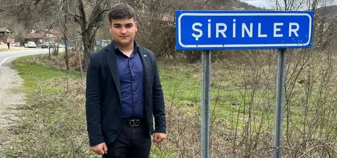 20 yaşındaki muhtar Mustafa Doğan mazbatasını aldı