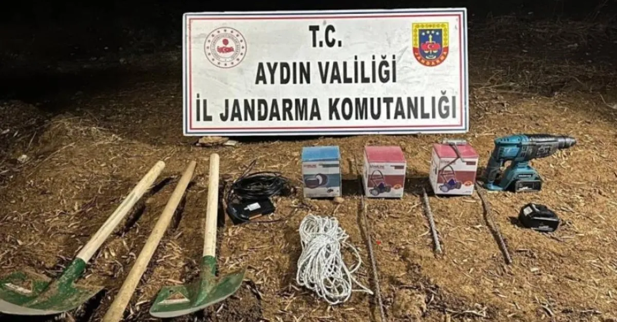 Didim’de kaçak kazı operasyonu
