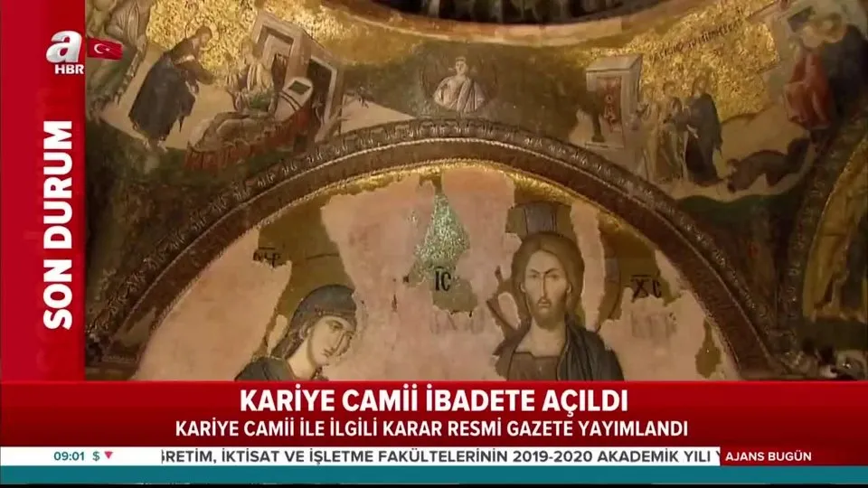 Son Dakika Kariye Camii Ibadete Acildi Ahaber Video Izle
