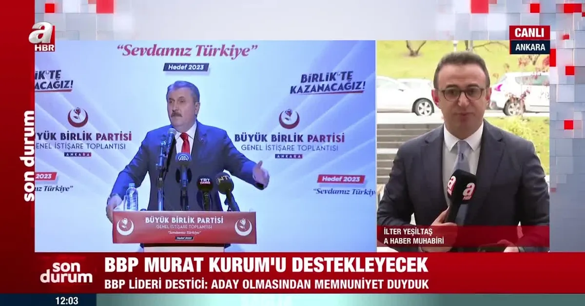 BBP Murat Kurum’u destekleyecek