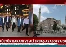 Kültür Bakanı Ersoy ve Diyanet İşleri Başkanı Erbaş Ayasofyada...