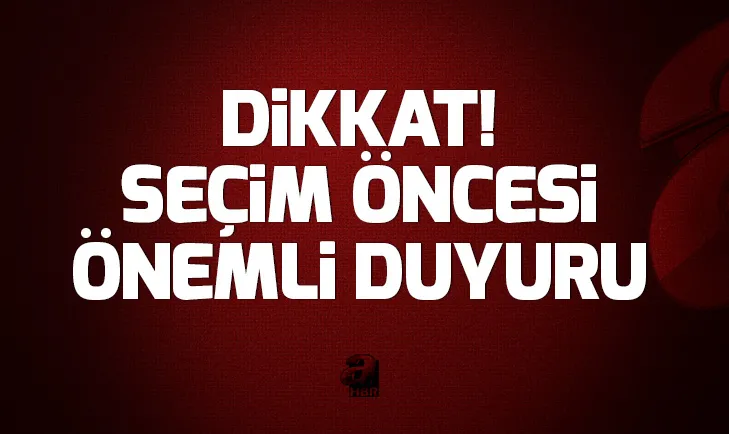 Son dakika: Seyyar sandıklar için son başvuru tarihi