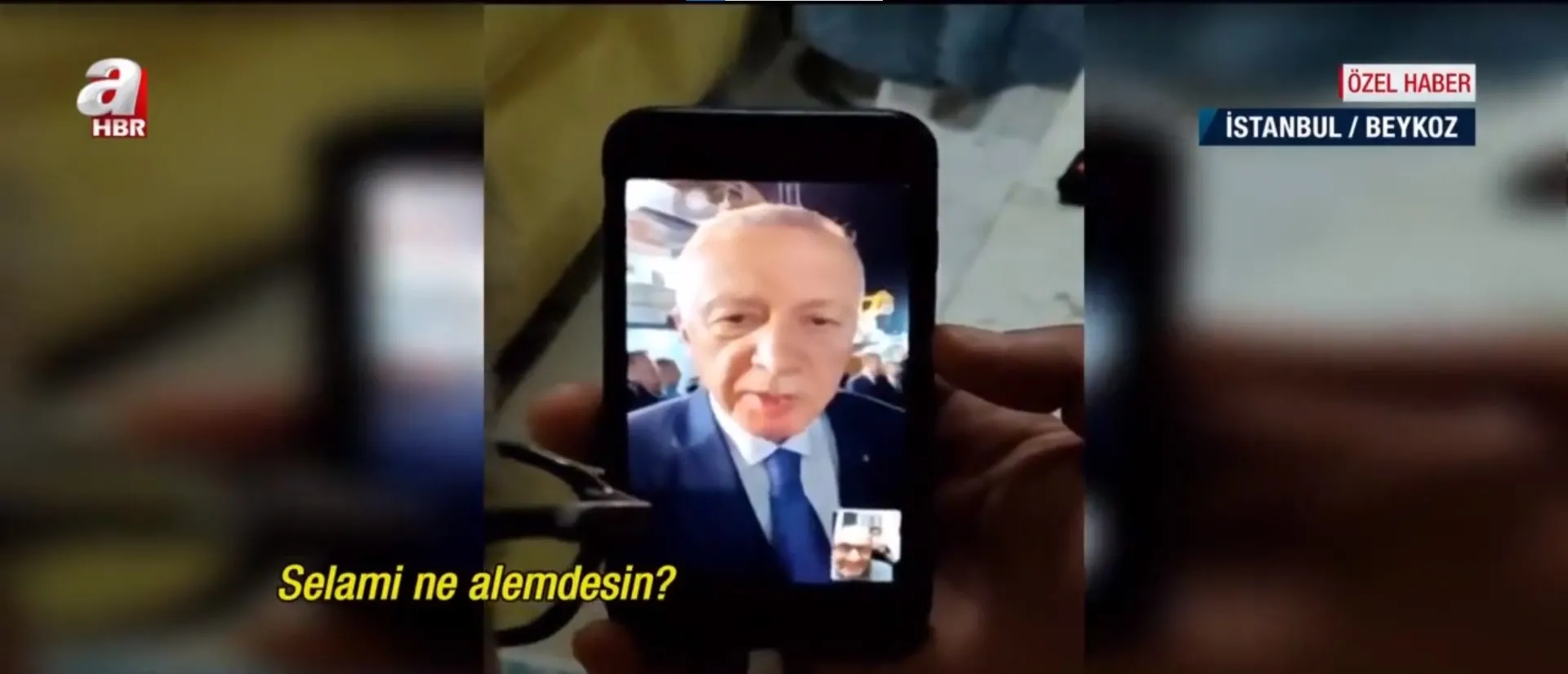 Başkan Erdoğan'ın çocukluk arkadaşı ile samimi sohbeti kameralara böyle yansıdı