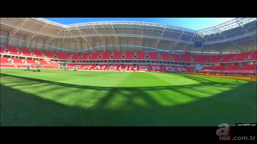 Samsun'un yeni stadı dünyanın en iyileri arasında 5