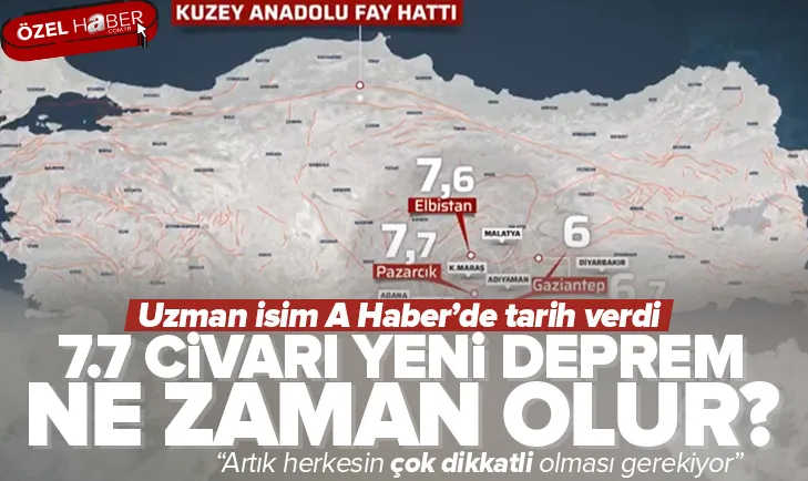 7.7 civarı yeni deprem ne zaman olur?