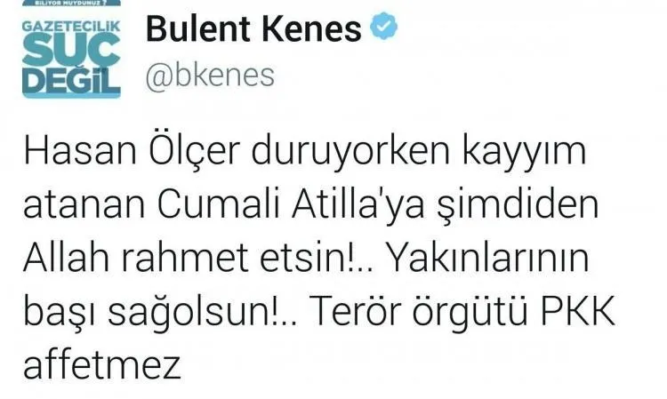 FETÖ'cü hain Bülent Keneş'ten alçak tehdit - 1