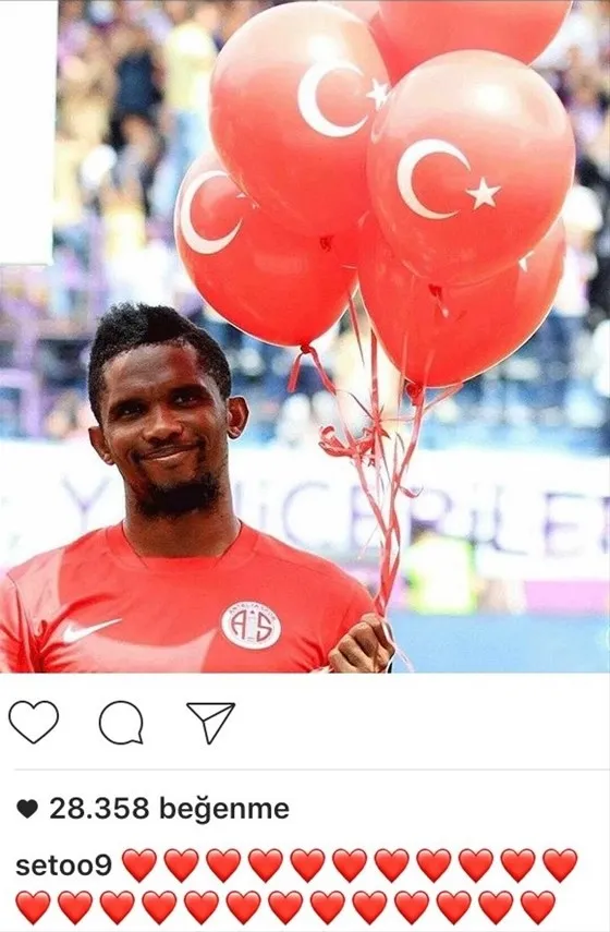 Eto'o'nun paylaşımı sosyal medyayı salladı! - 1