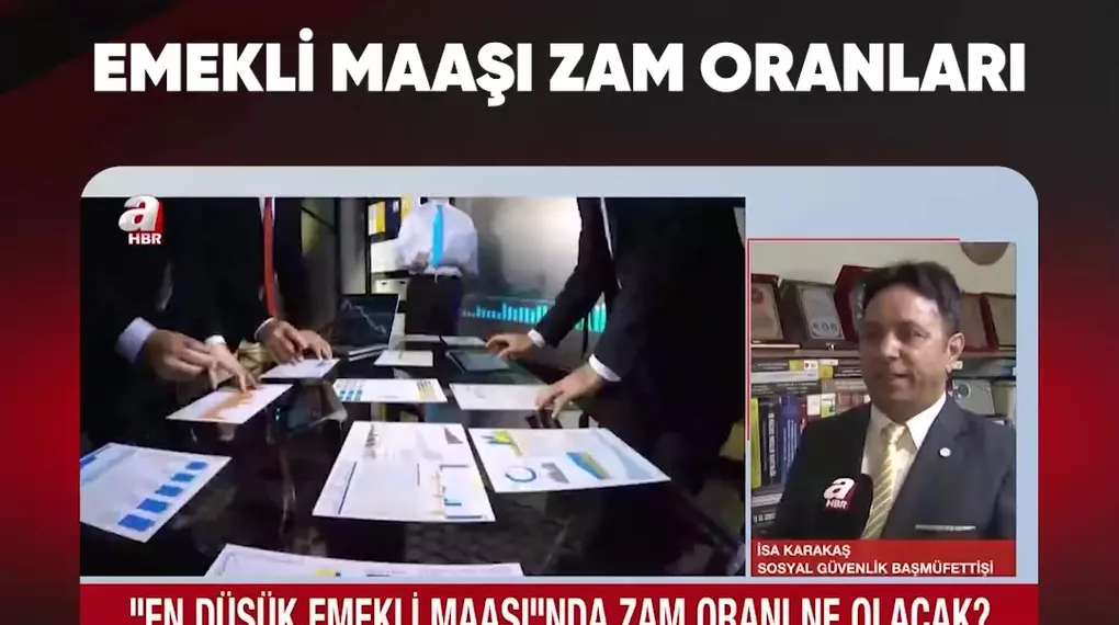 İŞTE MASADAKİ EMEKLİ MAAŞI ZAM ORANLARI