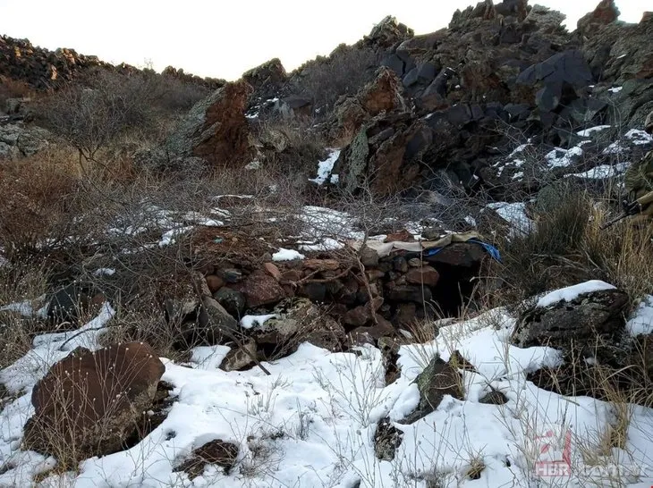 Amanoslar'da terör örgütüne ait 9 sığınak bulundu