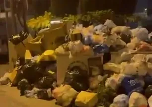 Maltepe’de sıra sıra çöp dağları!