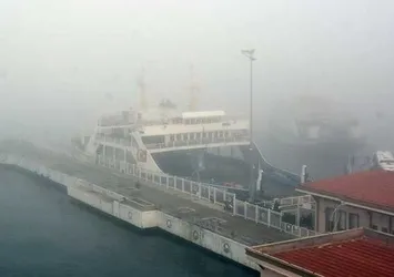 Yoğun sis ulaşımı durma noktasına getirdi! Birçok sefer iptal oldu