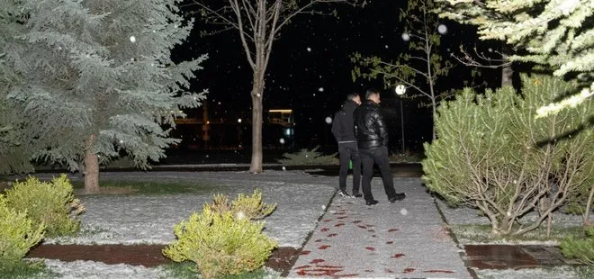 Ankara'nın yüksek kesimlerinde kar yağışı!