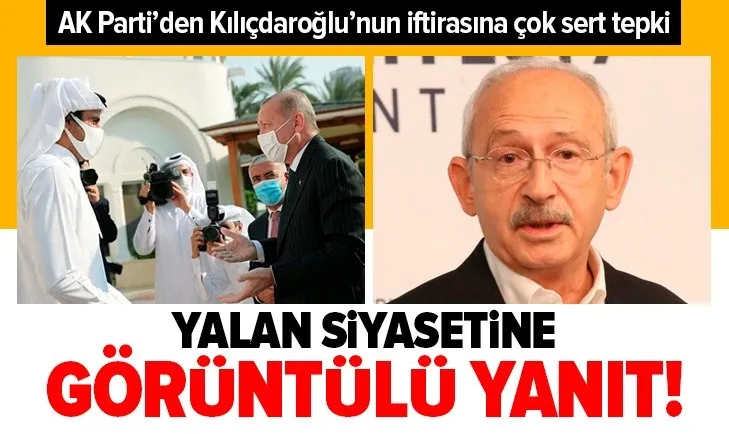 Son dakika: Erdoğan Katar Emiri Temimin önünde eğildi yalanı! AK Partiden Kılıçdaroğluna sert tepki