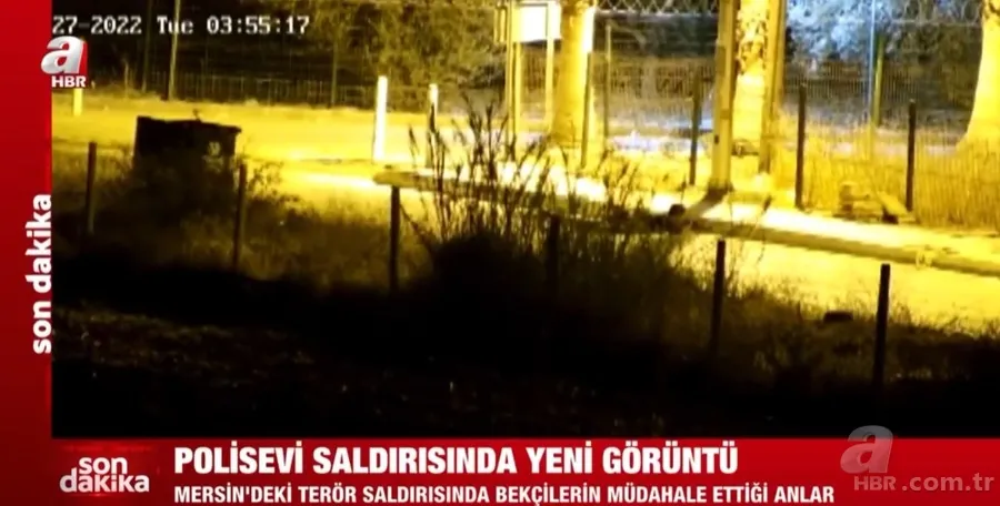 Mersin'deki polisevi saldırısında yeni görüntü! İşte bekçilerin teröristlere müdahale ettiği anlar 11