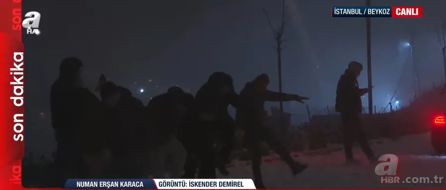 İstanbul’da yoğun kar! A Haber yağışın etkili olduğu ilçelerde 14