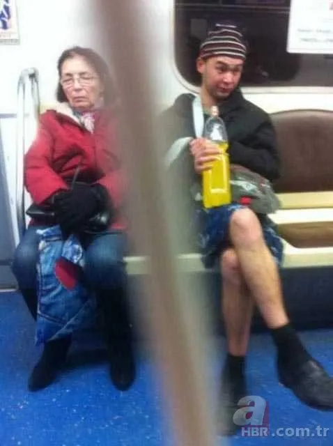 Metroda onu gören gözlerine inanamadı! Herkes dönüp tekrar baktı...