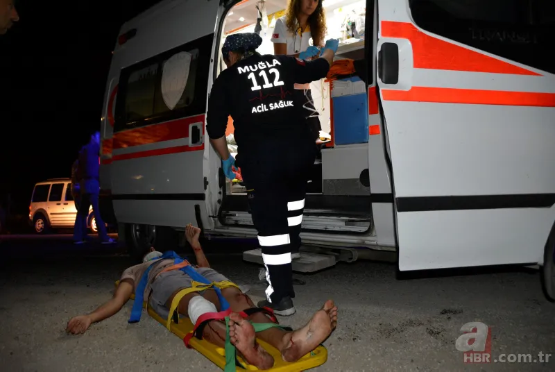 Muğla'da çok feci kaza! Ölü ve yaralılar var 8