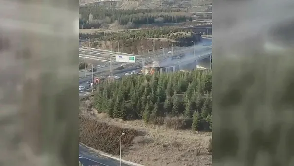 Ankara'da Başkan Erdoğan'ın posterini yakan kişiye gözaltı - 1