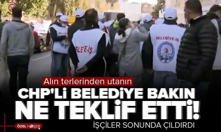CHP’li Bakırköy Belediyesi’nde işçi grevi! İşçilerden sıfır zam tepkisi