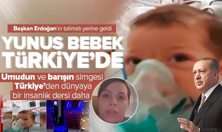 Son dakika: Yunus bebek tedavi için Hollanda’dan Türkiye’ye getirildi | Başkan Erdoğan’ın talimat gerçekleşti