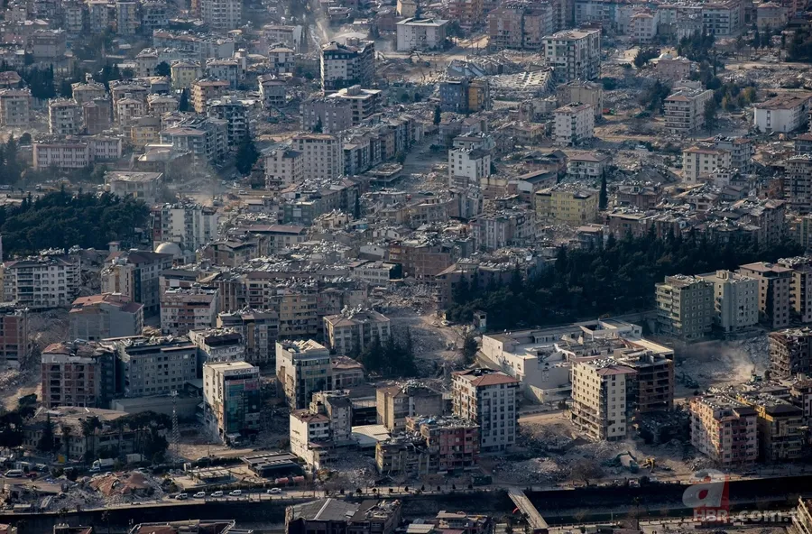 Hatay'daki yıkım Antakya Kalesi'nden görüntülendi 2