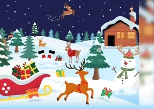 Zeka testi: Kış manzarasında saklı tüm ren geyiklerini 9 saniyede bulabilir misin? 