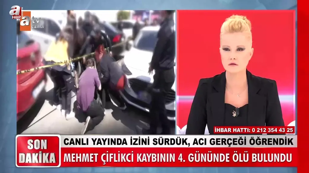 Müge Anlı canlı yayınında kahreden haber