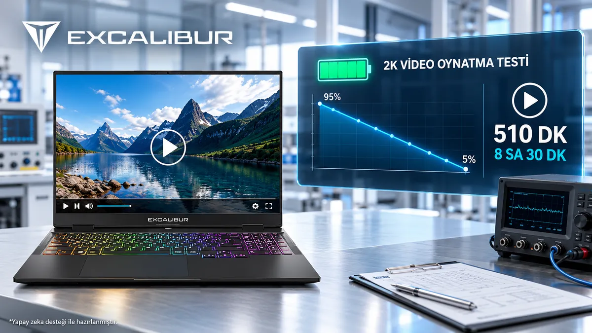 Laptop batarya testleri günlük kullanım süresi hakkında ne söyler?