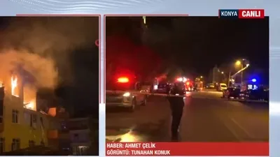 Konya’daki doğalgaz patlaması:12 yaralı