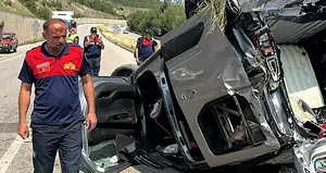 Tokat’ta otomobil devrildi: 7 yaralı