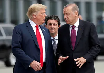 Başkan Erdoğan, Trump ile görüştü