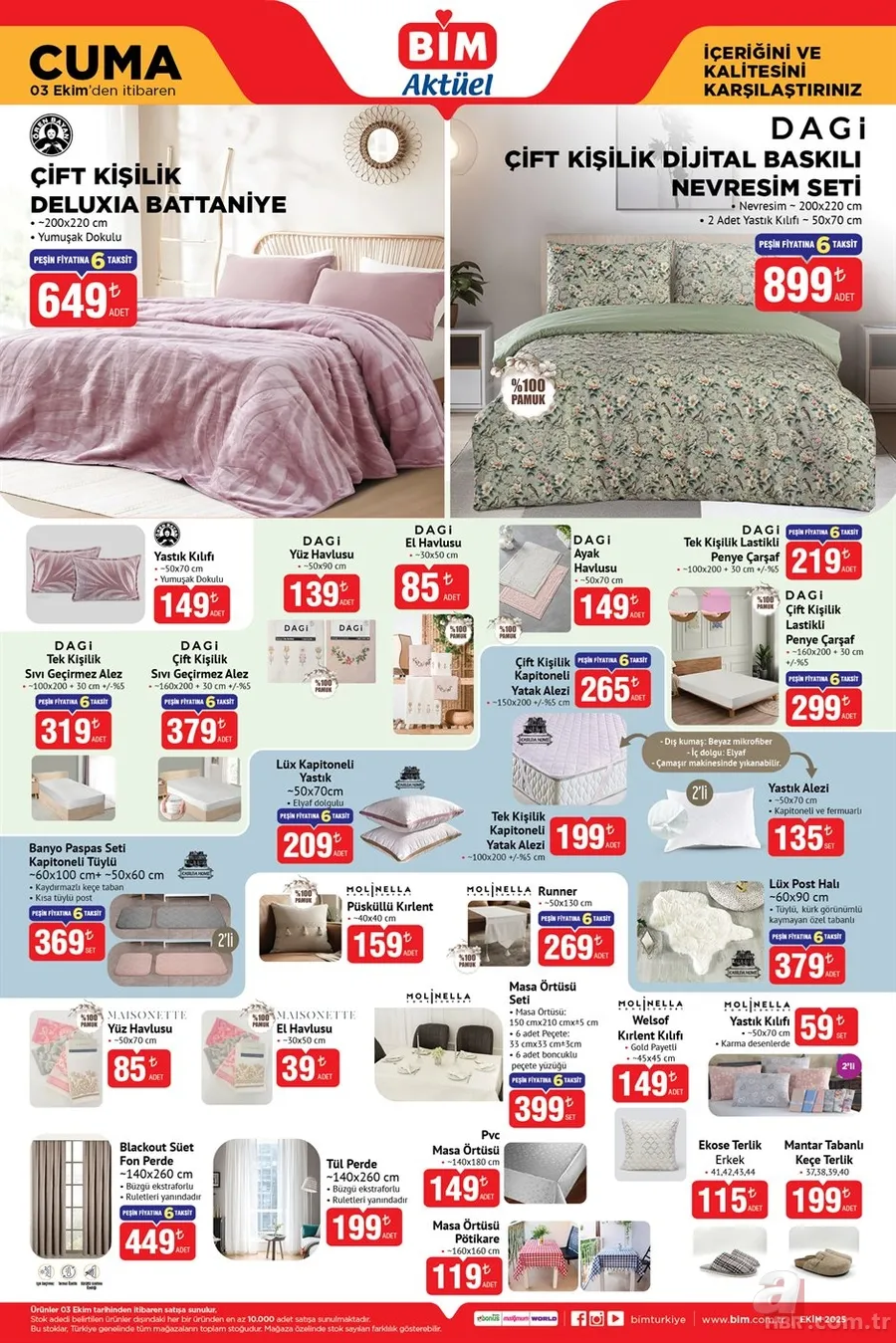 3 EKİM BİM AKTÜEL KATALOG: Bu hafta BİM’de hangi ürünler var? Şarjlı süpürge, ütü masası, yemek takımı… 4