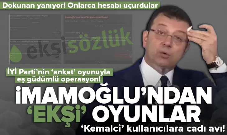 Ekşi Sözlük’te İmamoğlu’nu eleştiren hesaplar kapatıldı