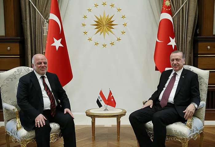 Cumhurbaşkanı Erdoğan, İbadi ile görüşüyor - 1