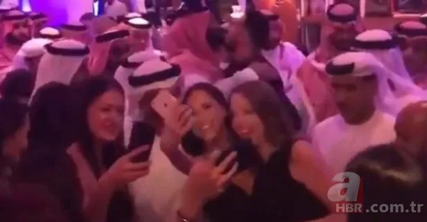 Arap prenslerin olaylı partisinden şok görüntüler! 12