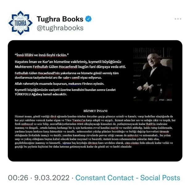 Fetullah Gülen son dakika öldü iddiası! FETÖ elebaşı Fetullah Gülen öldü mü? Fetullah Gülen zehirlendi mi?