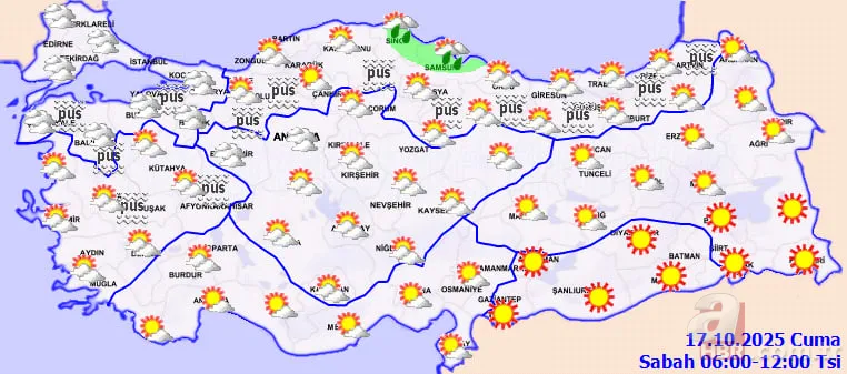 Hafta sonu plan yapanlar dikkat: Kuvvetli sağanak kapıda, sis ve pus havayı saracak! 17-23 Ekim hava raporu 11