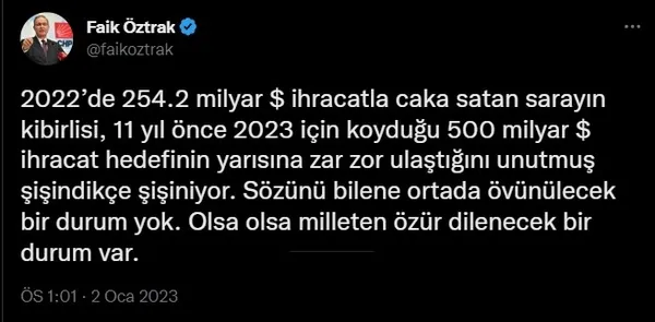 ihracat-rekoru-chpde-hazimsizlik-yapti-faik-oztrak-ortada-ovunulecek-bir-durum-yok-1672672954084.jpg İhracat rekoru CHP'de hazımsızlık yaptı! Faik Öztrak: Ortada övünülecek bir durum yok - 3
