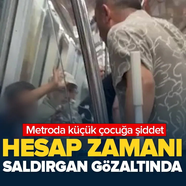 Metroda toka satan Suriyeli çocuğa şiddet