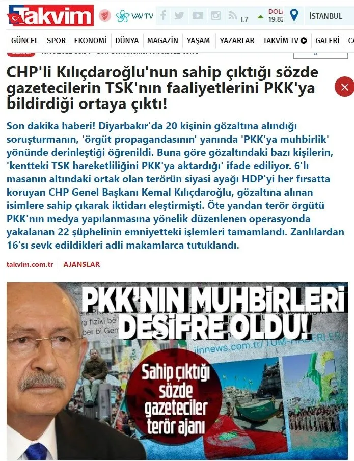 7’li koalisyonun Cumhurbaşkanı adayı Kemal Kılıçdaroğlu ve CHP'nin PKK-HDP ile ilişkileri