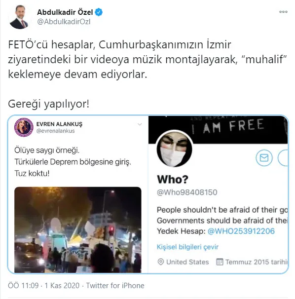 Algı operasyonları çöktü! FETÖ’cü hainlerden alçak iftira