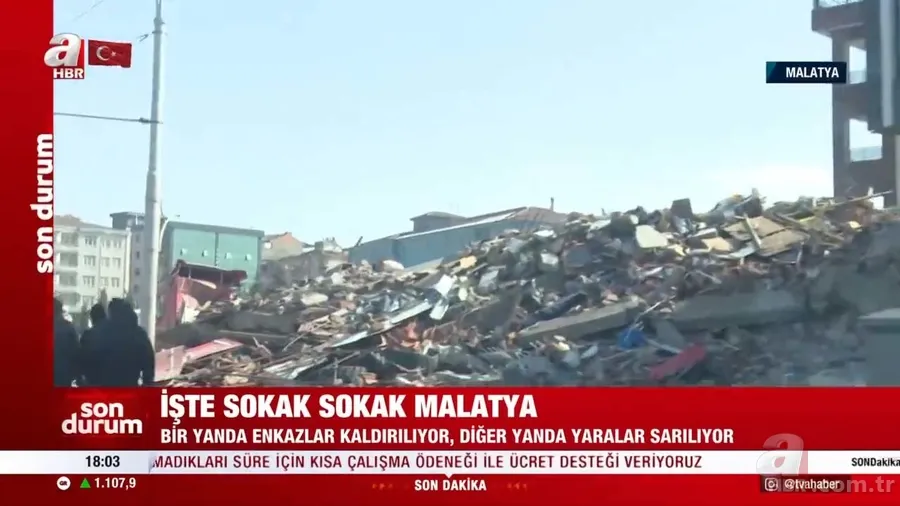 İşte sokak sokak Malatya! Bir yanda enkazlar kaldırılıyor bir yanda yaralar sarılıyor 9