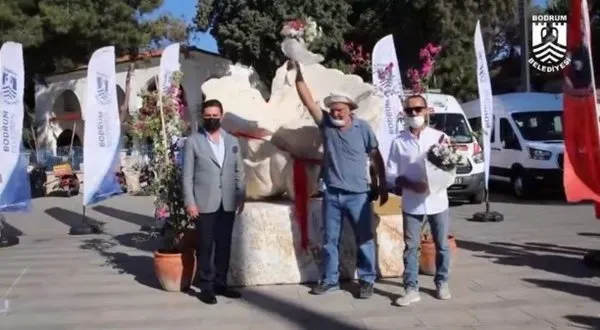 CHP’li Bodrum Belediyesi yine yaptı yapacağını! Ahmet Aras: Bu heykel için 2 yıl uğraştık