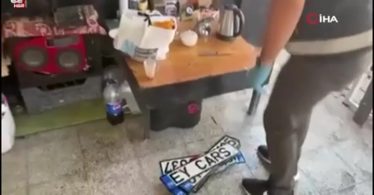 27 sahte plaka ele geçirildi