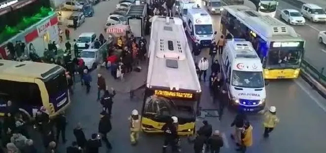 İstanbul’da İETT otobüsü otobüs durağına girdi! Ölü ve yaralılar var