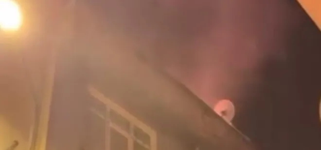 4 katlı apartmanda korku dolu anlar!