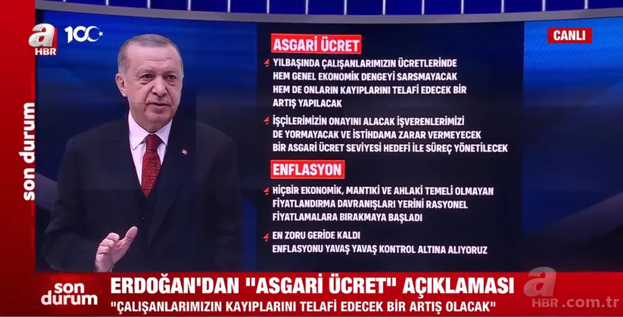 İslam Memiş asgari ücret için A Haber’de rakam verdi! Kimin maaşı ne kadar olacak? 2